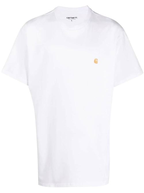 S/S Chase T-Shirt CARHARTT WIP | I02639100RXXWHITE/GOLD